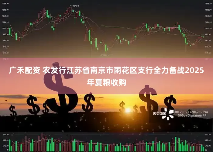 广禾配资 农发行江苏省南京市雨花区支行全力备战2025年夏粮收购